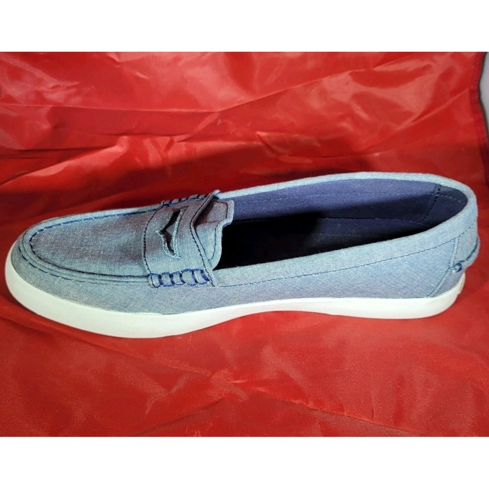 Cole Haan Loafer Women 9.5 Blue Grand.OS Pinch Weekender Chambray Canvas Slip On